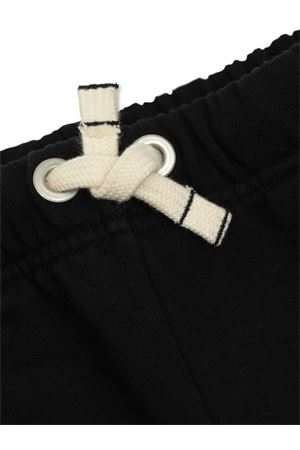 pantalone in cotone nero PALM ANGELS KIDS | PBCH008C99FLE0021003